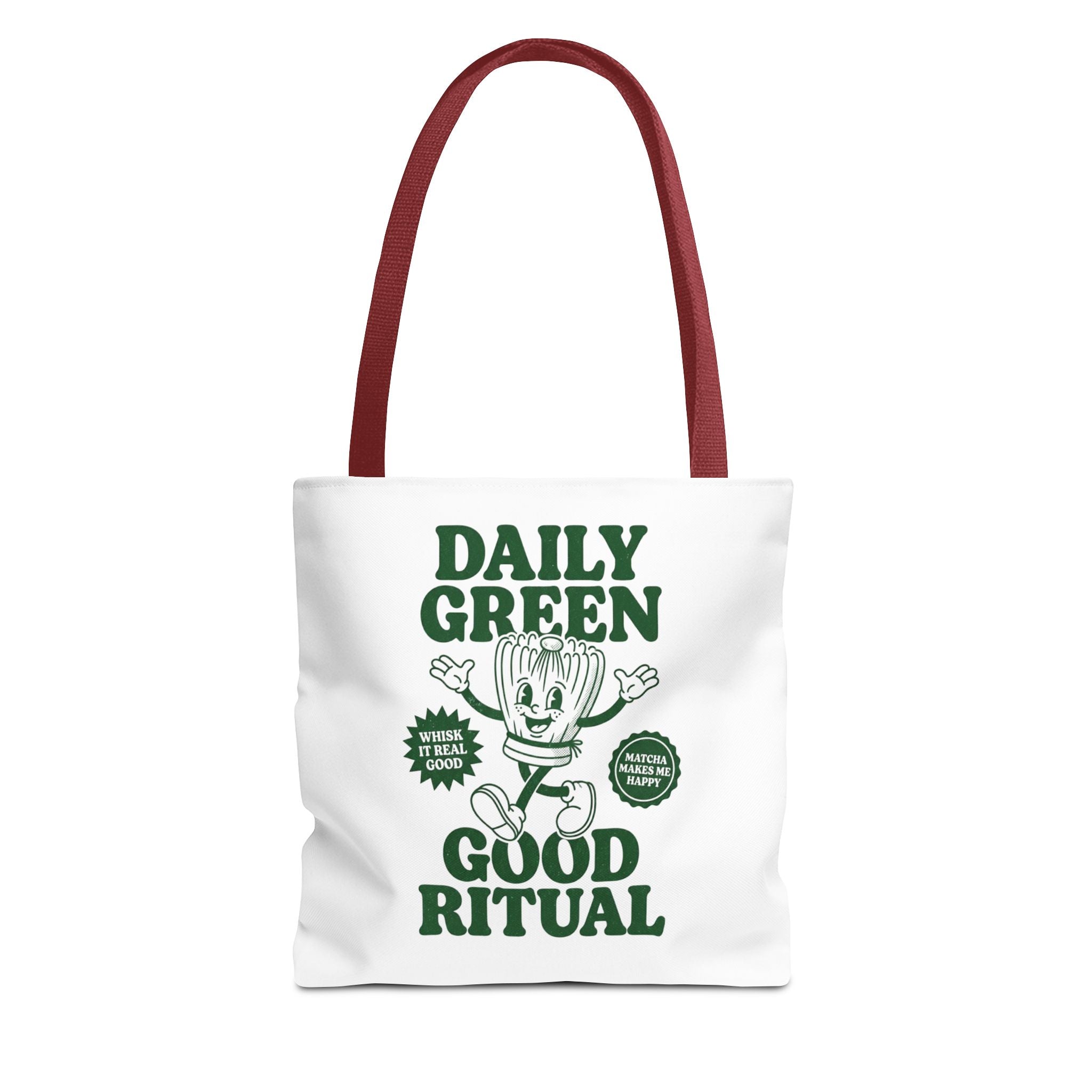 "Daily Green Good Ritual" Eco-Friendly Grocery Tote