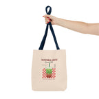Retro Checker Iced Drink Graphic Tote
