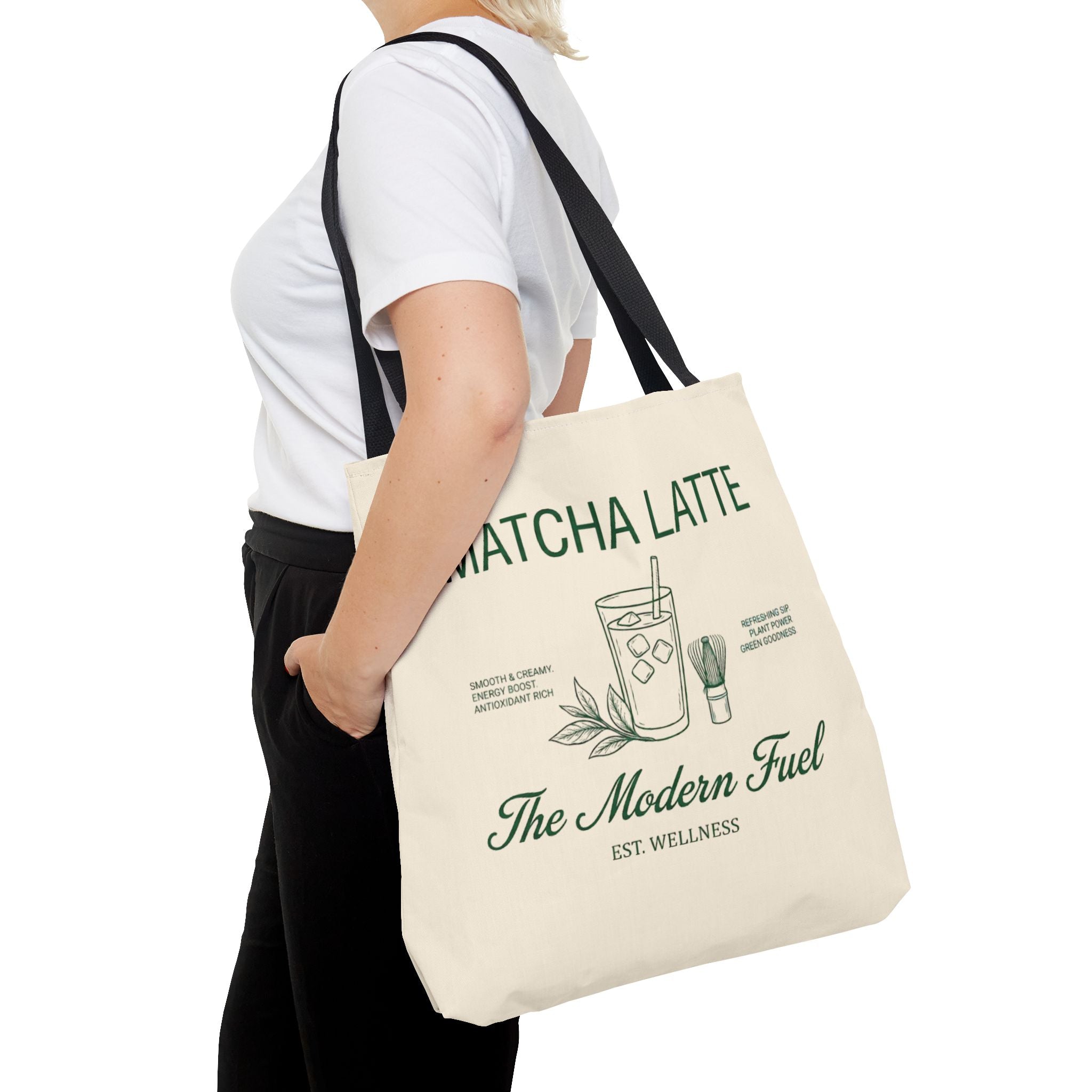 Matcha Latte Tote Bag