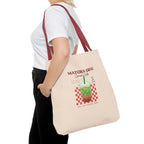 Retro Checker Iced Drink Graphic Tote