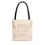 Zen Moment, Peaceful Mind Canvas Tote