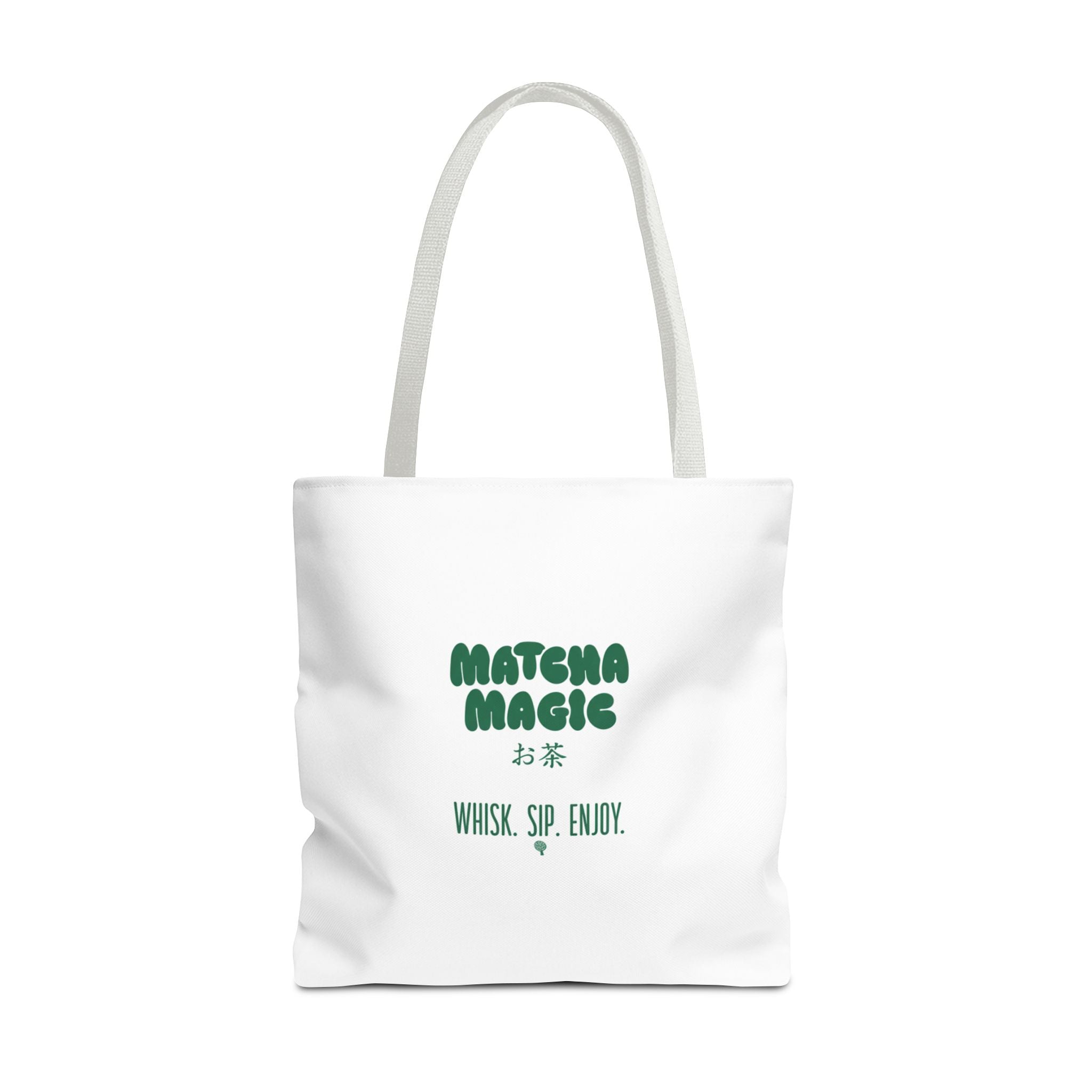 "Matcha Magic" Printed Reusable Grocery & Everyday Carry Tote