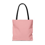 "Matcha Everything" Pink All-Over-Print Shoulder Tote