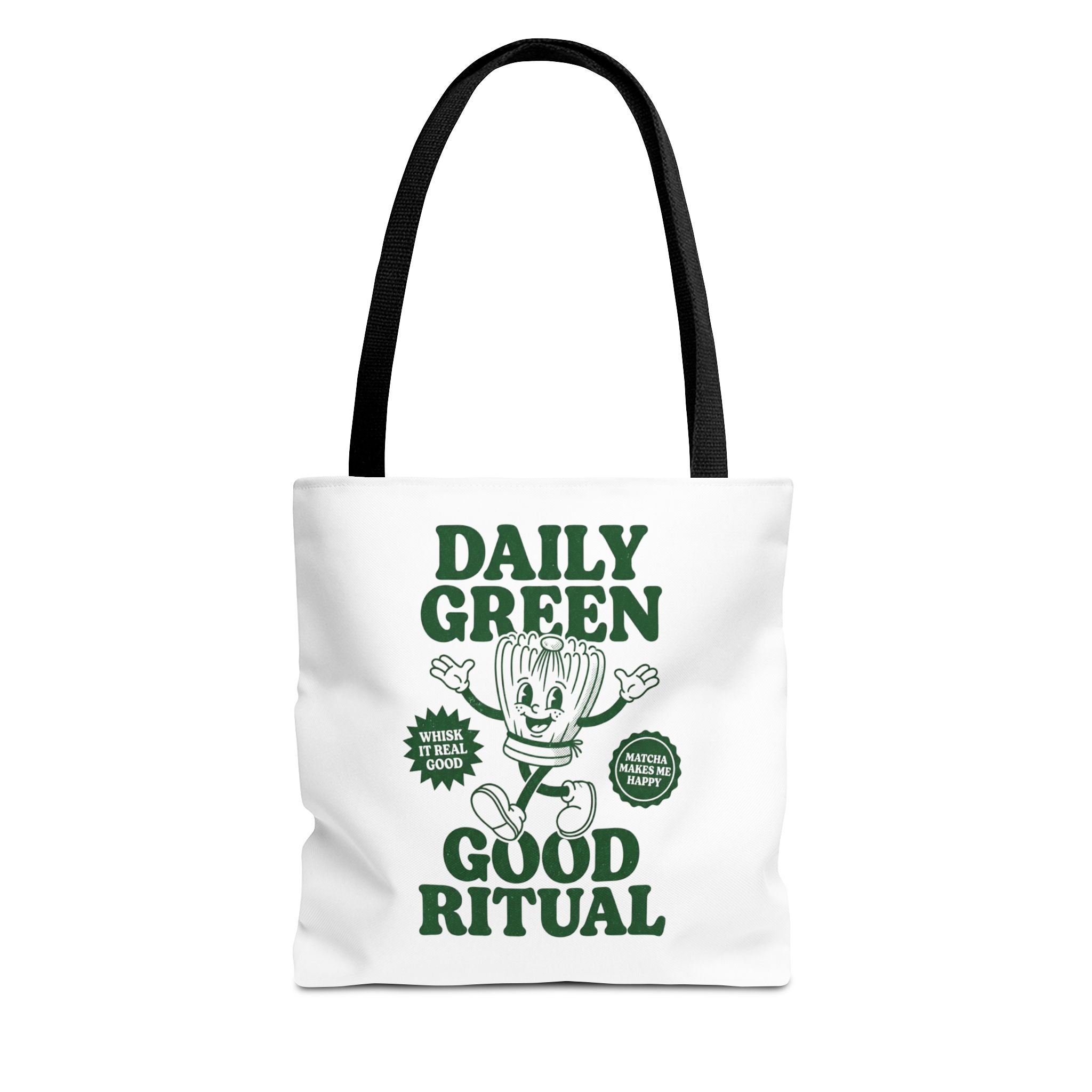 "Daily Green Good Ritual" Eco-Friendly Grocery Tote