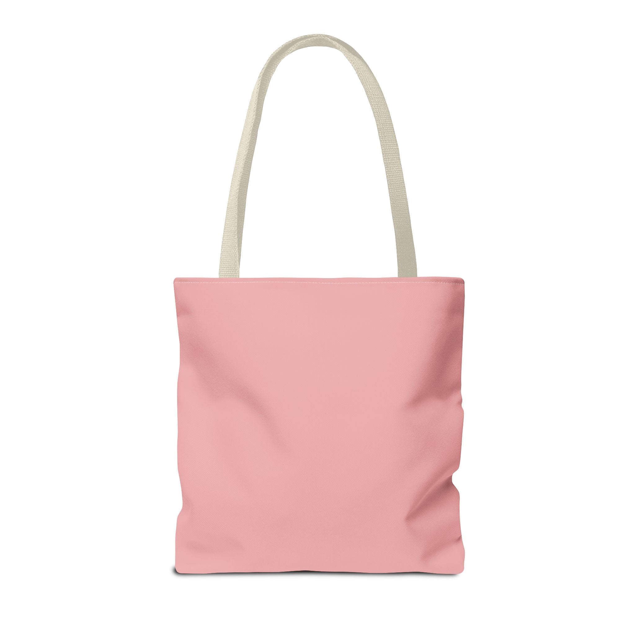 "Matcha Everything" Pink All-Over-Print Shoulder Tote