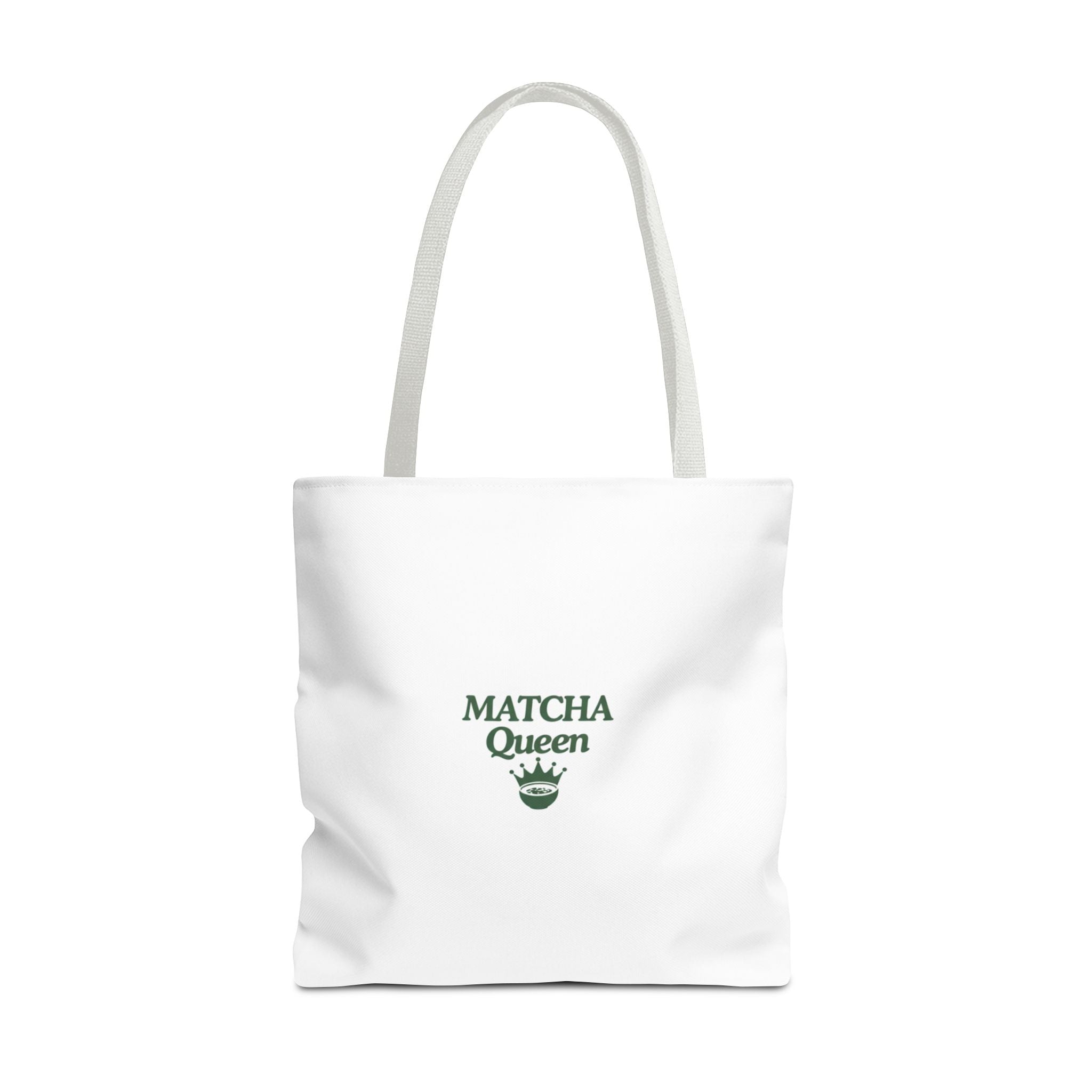 'Matcha Queen' Green Tea Lover Canvas Tote