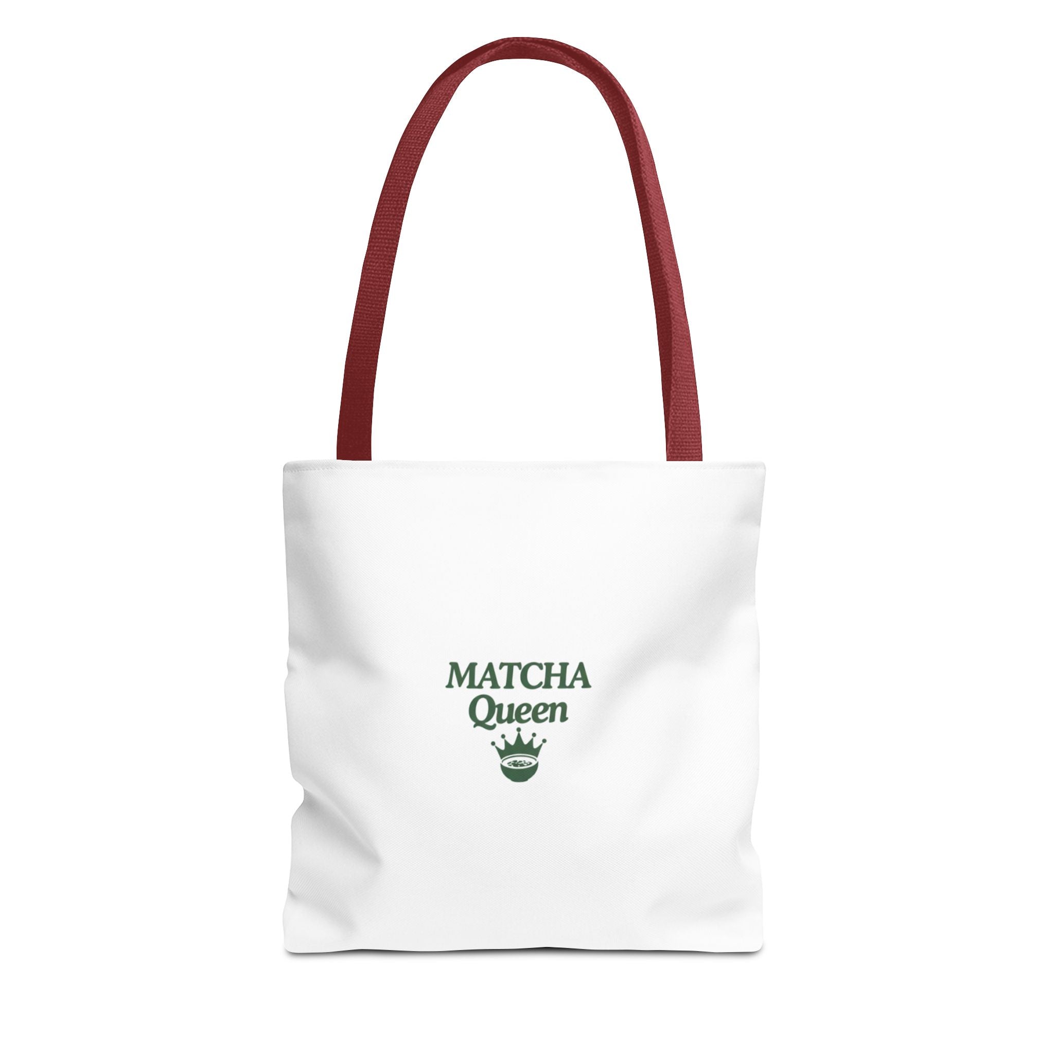 'Matcha Queen' Green Tea Lover Canvas Tote