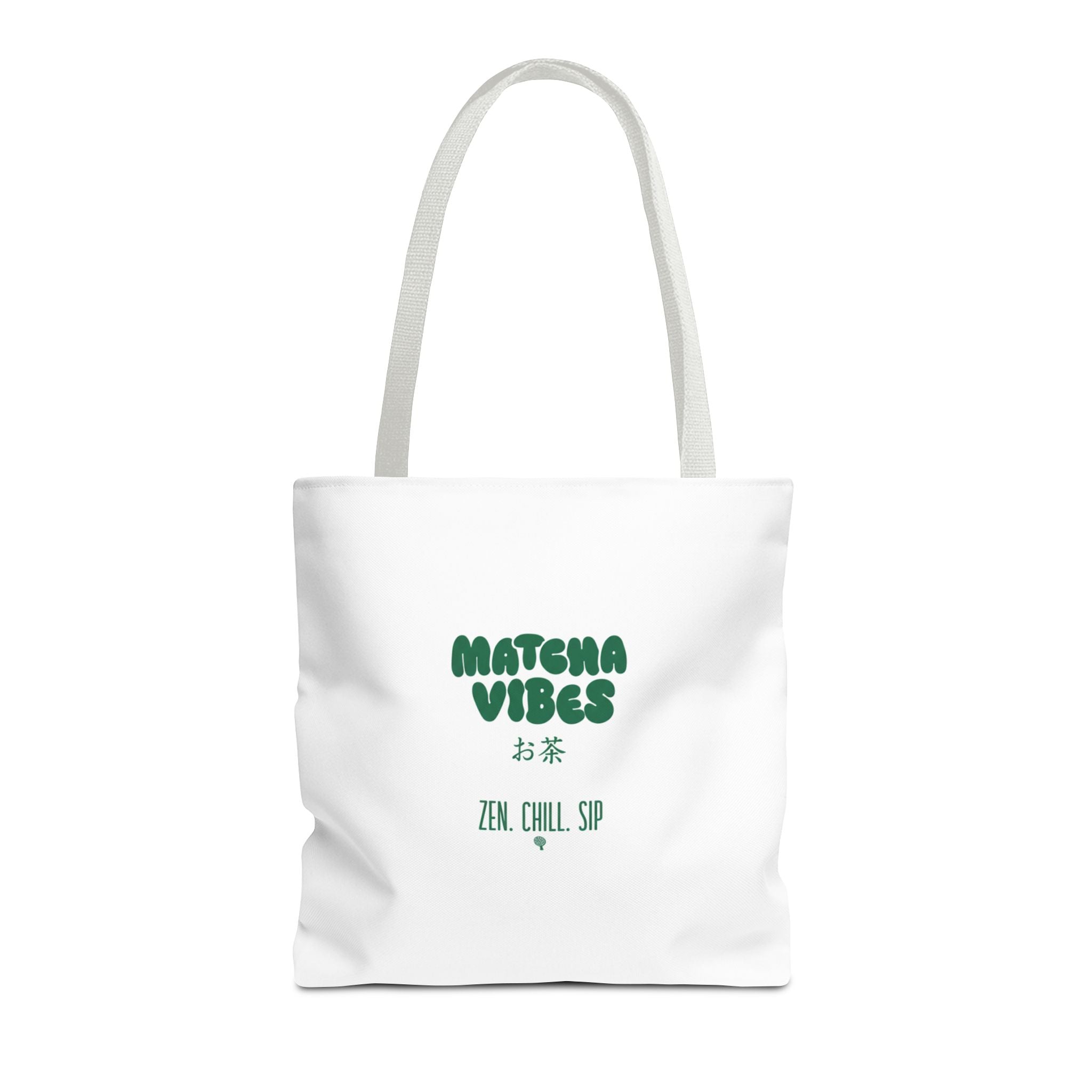 Zen Chill Sip Japanese Tea Canvas Tote