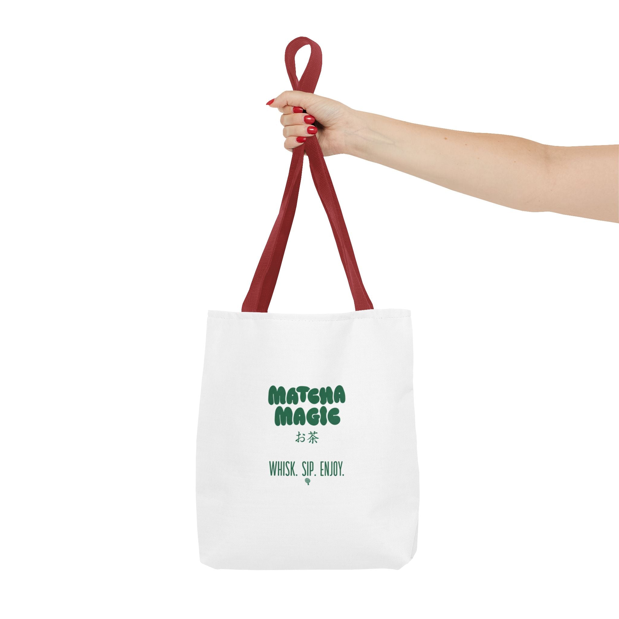 "Matcha Magic" Printed Reusable Grocery & Everyday Carry Tote