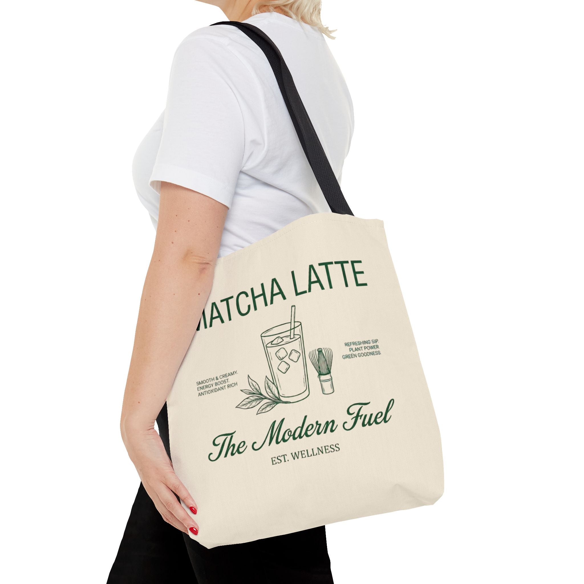 Matcha Latte Tote Bag