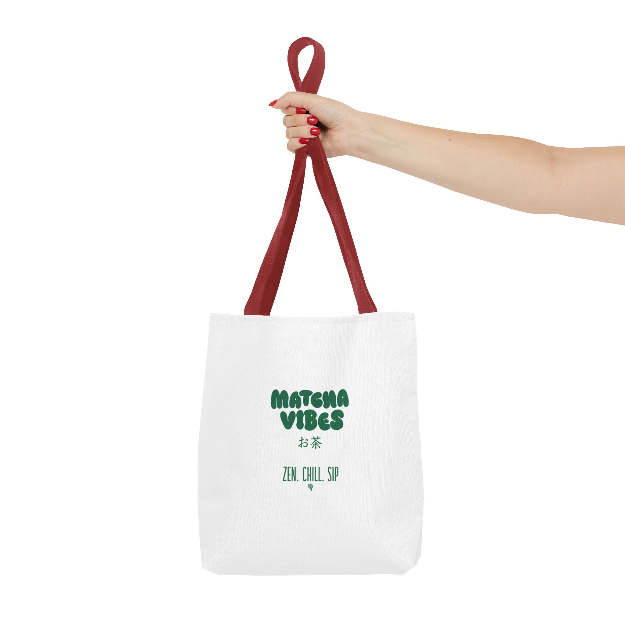 Zen Chill Sip Japanese Tea Canvas Tote