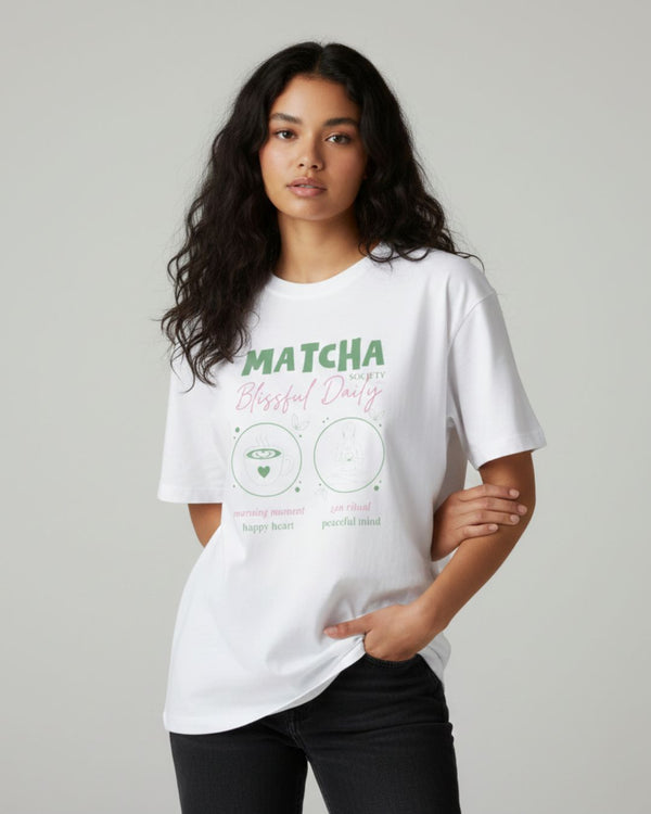 'Matcha: Friend or Foe?' Illustrated Matcha Diagram Shirt