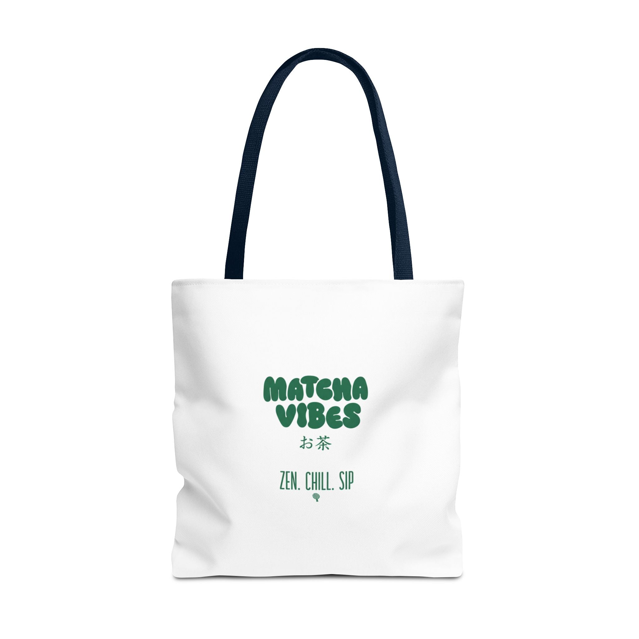 Zen Chill Sip Japanese Tea Canvas Tote