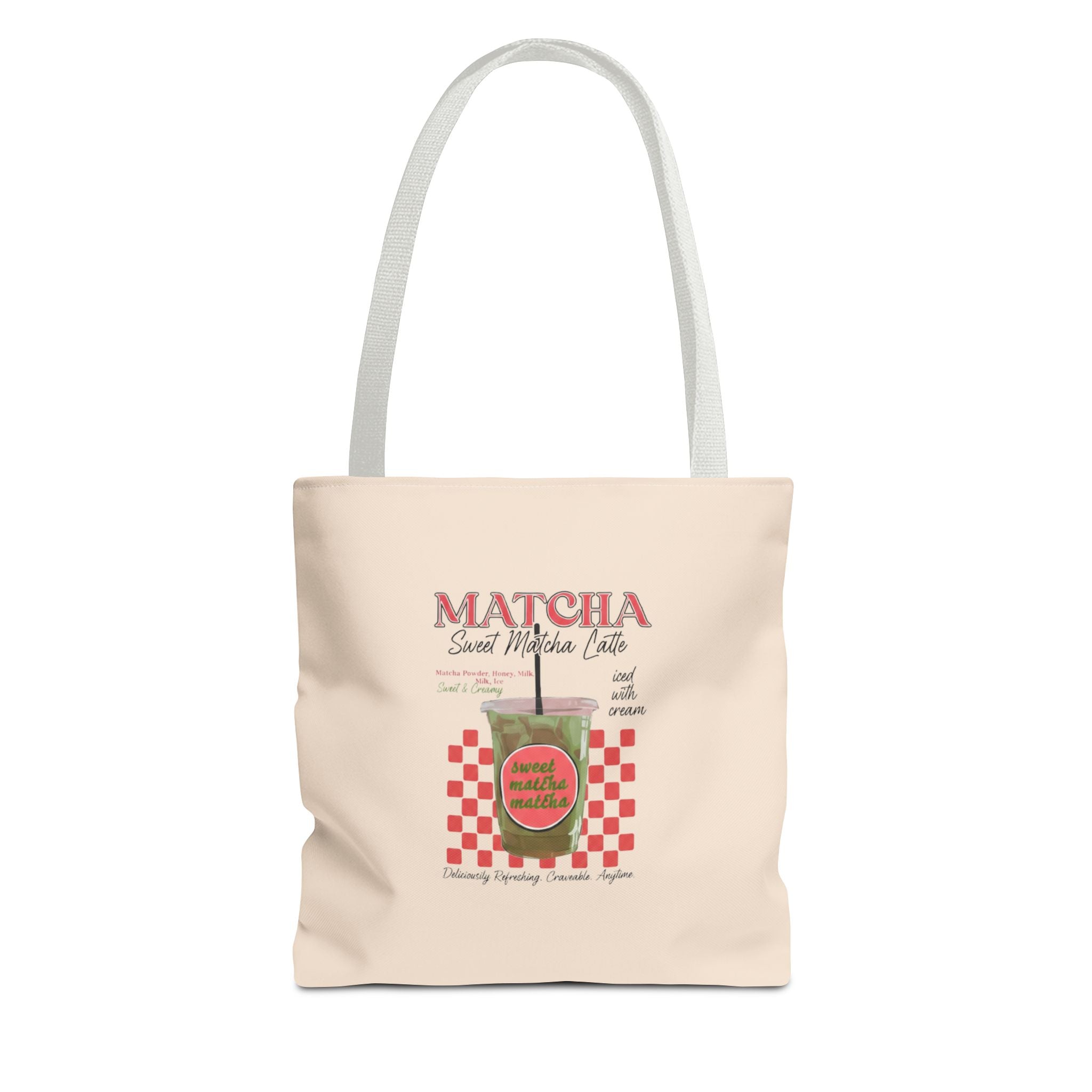 Retro 'Matcha Sweet Matcha Life' Reusable Grocery & Coffee Bag