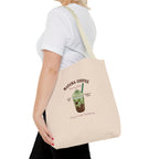 Iced Matcha Boba Illustration Eco Shopper