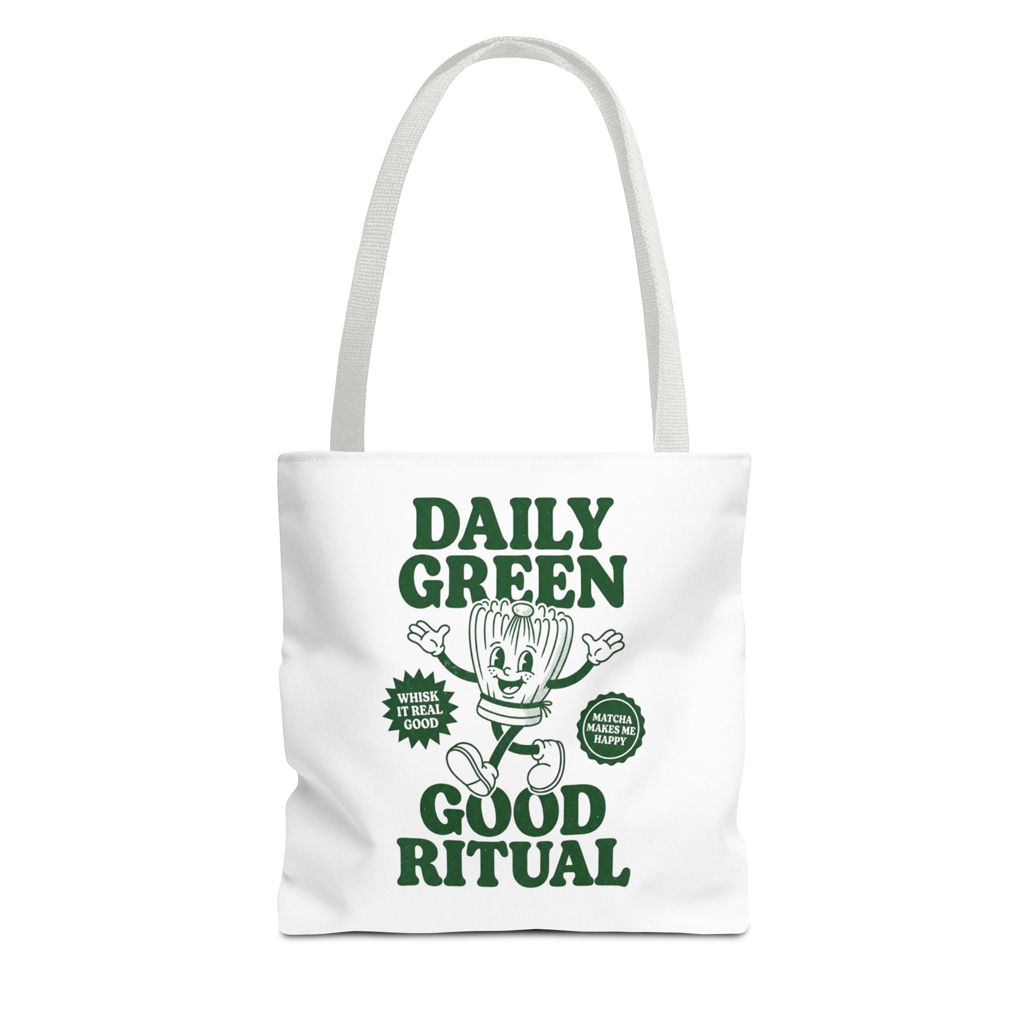 "Daily Green Good Ritual" Eco-Friendly Grocery Tote