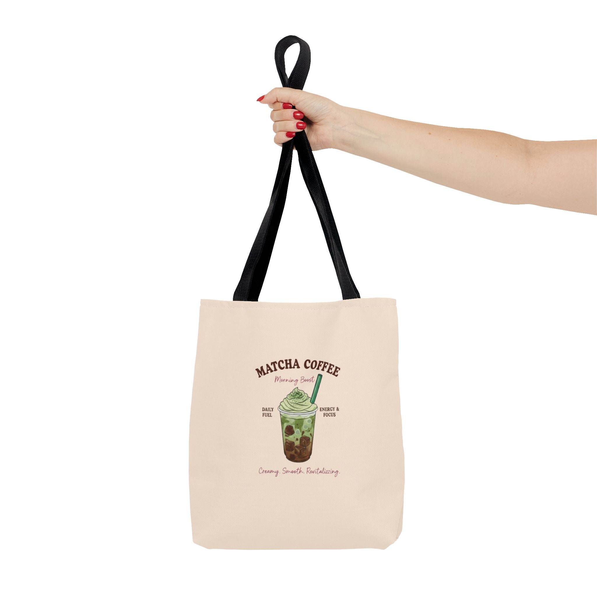 Iced Matcha Boba Illustration Eco Shopper